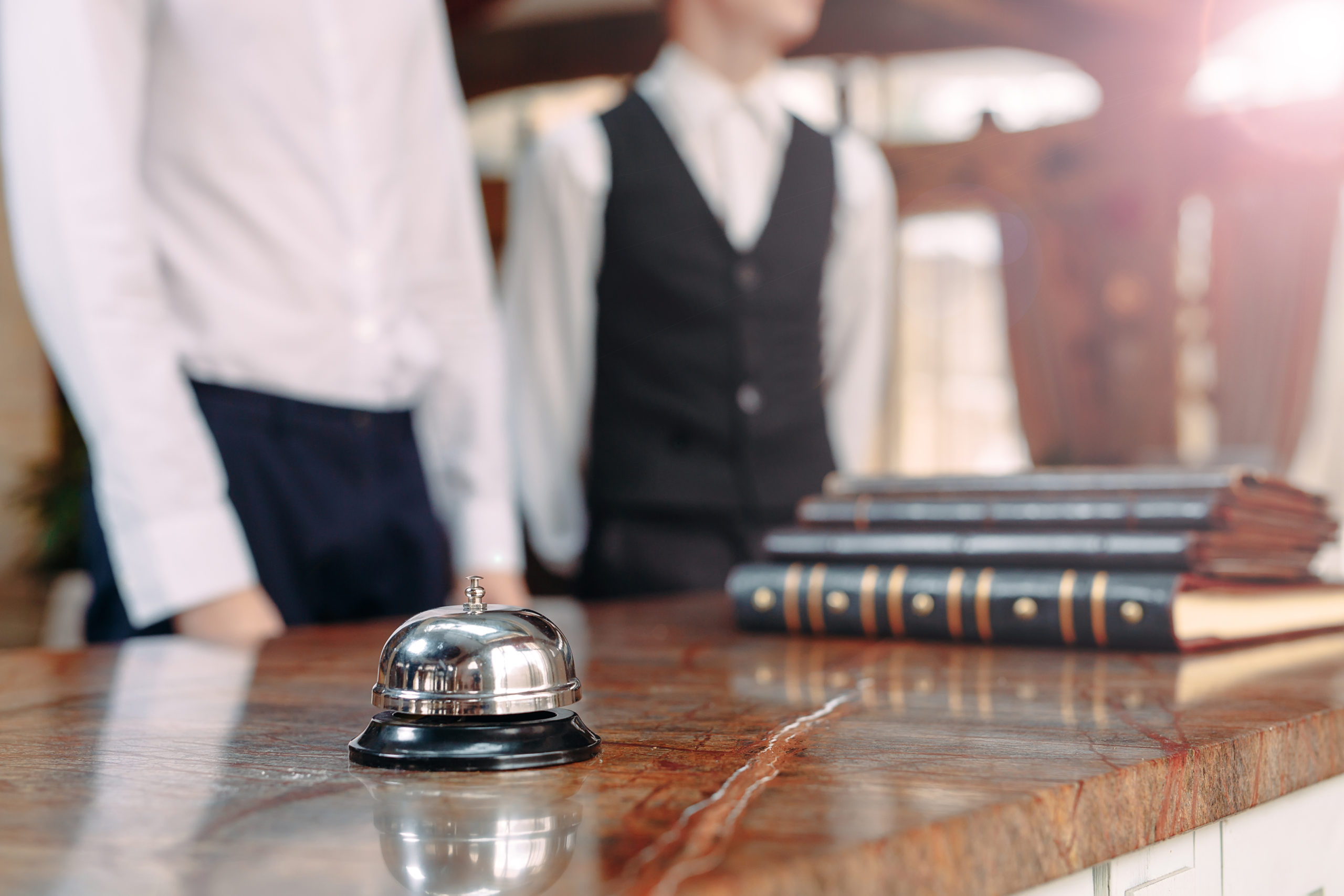 Hotel service bell Concept hotel, travel, room,Modern luxury hot